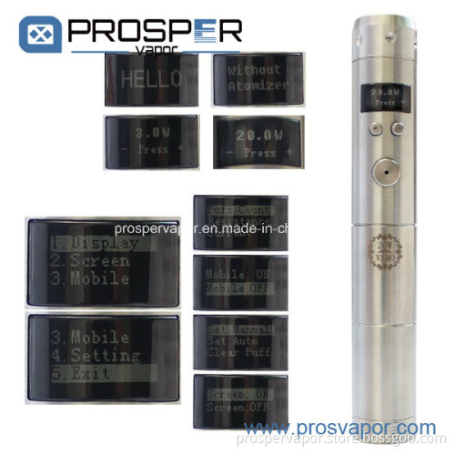 High Quality and New Variable Voltage 35W Mod Vamo 35watt Mechanical Mod Ksd Vamo V6